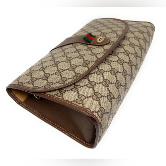 Gucci Clutch Crossbody Bag Handbag Sherry line Large Bag - Picture 10 of 16
